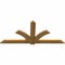 Ekena Millwork Redmond Rough Sawn Timber Gable Bracket, Western Red Cedar, 84"W x 38"H x 2"D x 6"F, 11/12 Pitch GBW084X38X0206RED00RWR - alternate 4